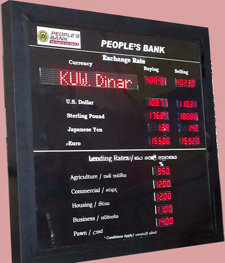 Exchange Display